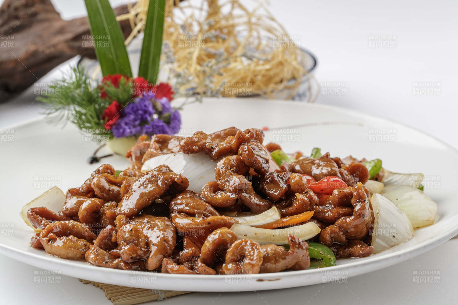 洋葱黑椒牛柳图片