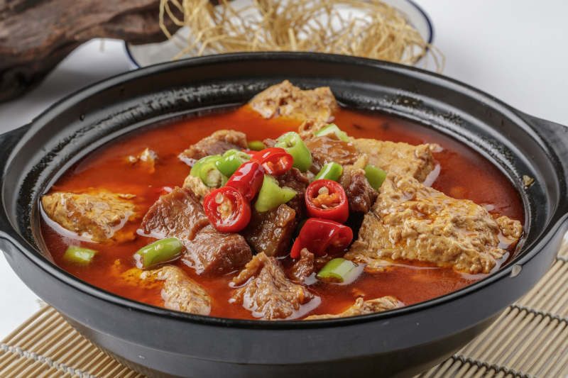 番茄牛腩豆腐煲图片