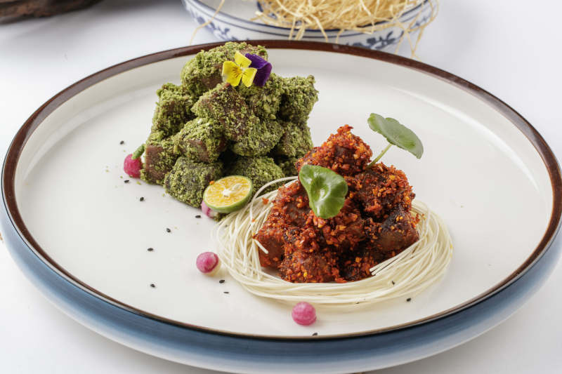 抹茶和牛肉图片