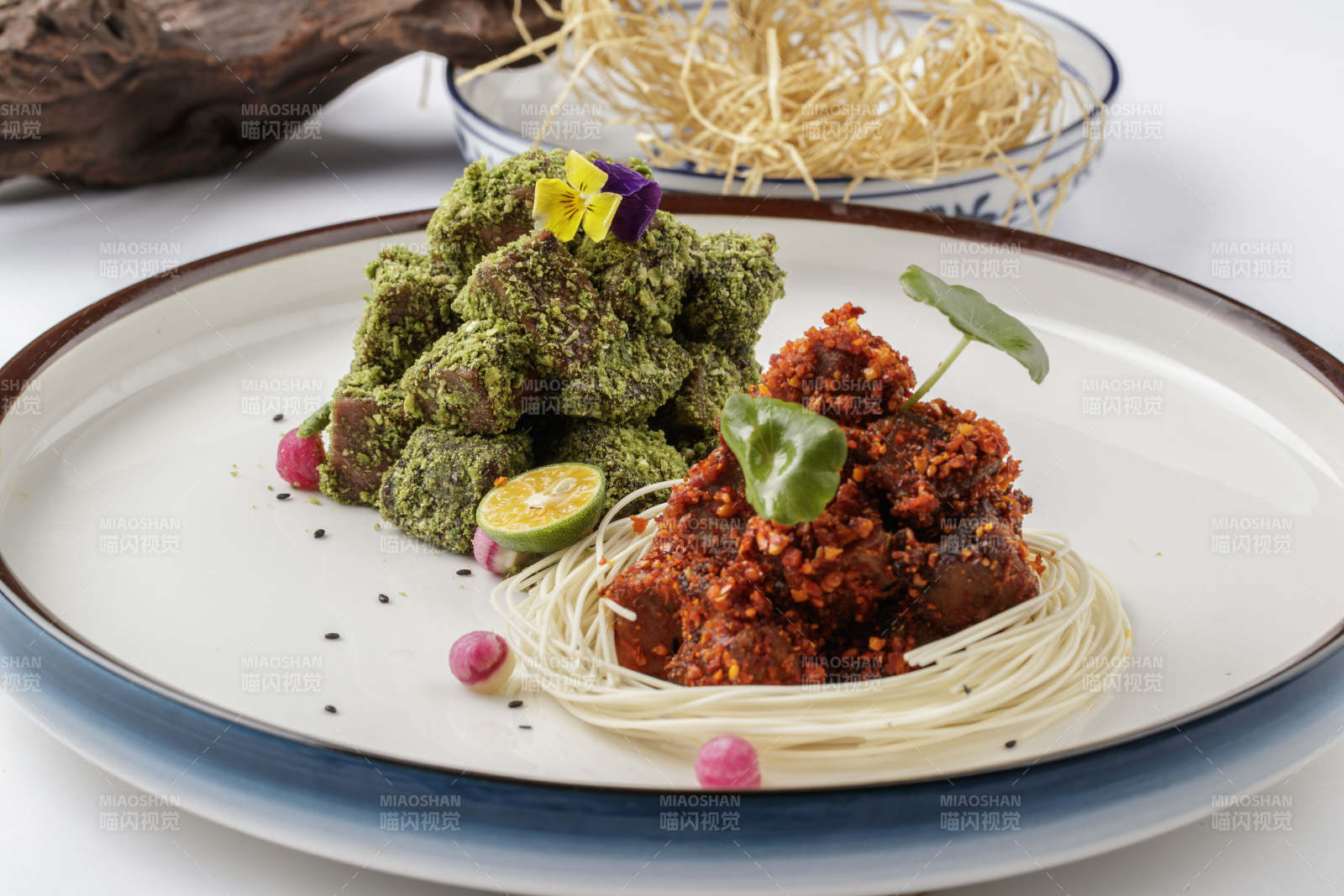 抹茶和牛肉图片