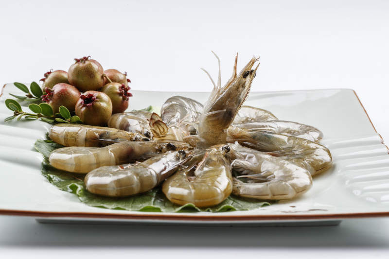 火锅食材涮大虾图片