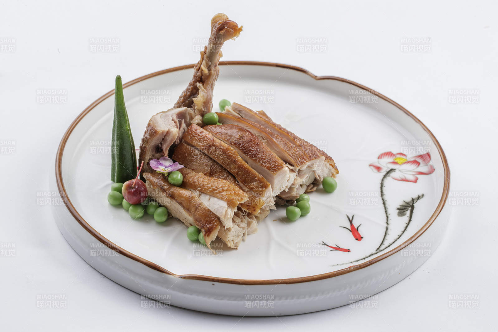 中餐美食熏酱烧鸡图片