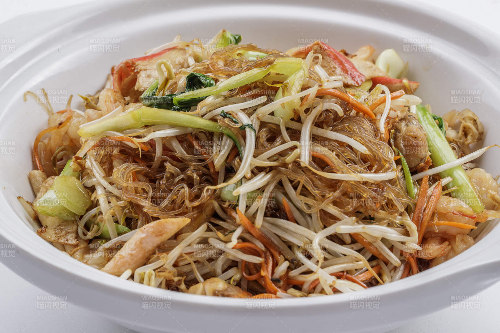 砂锅虾仁粉丝煲图片