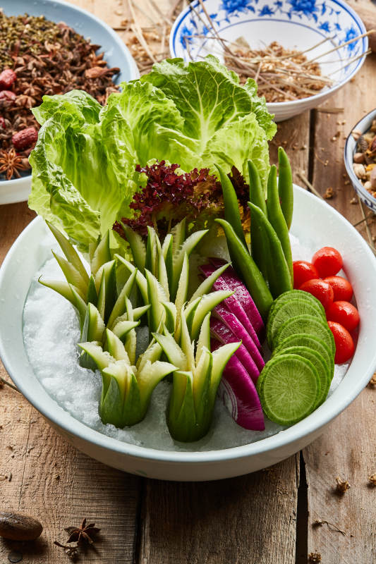 农家蘸酱菜图片