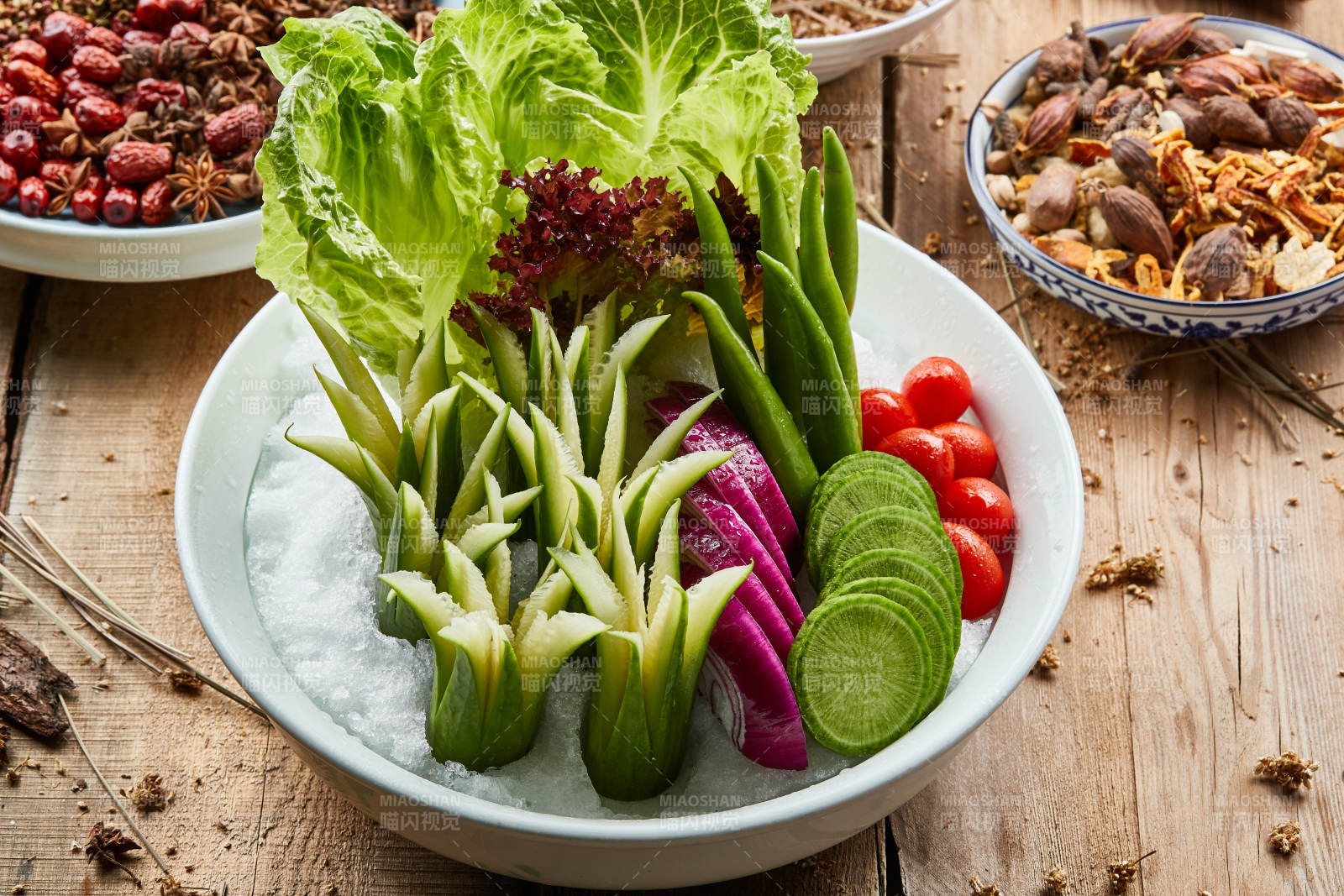 农家蘸酱菜图片