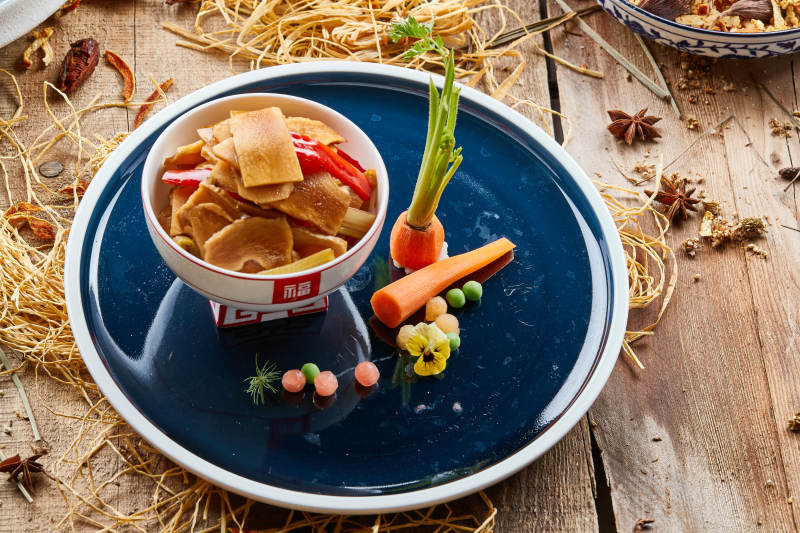 爽口香辣腌萝卜皮图片