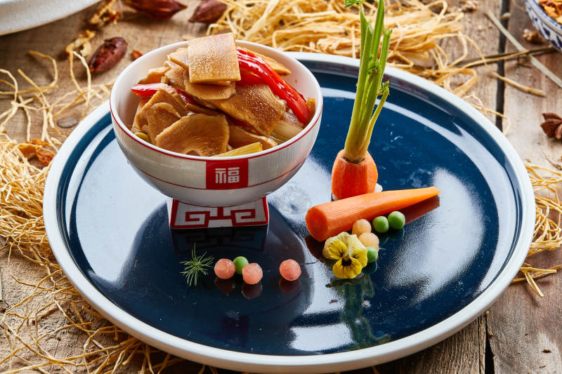 爽口香辣腌萝卜皮图片