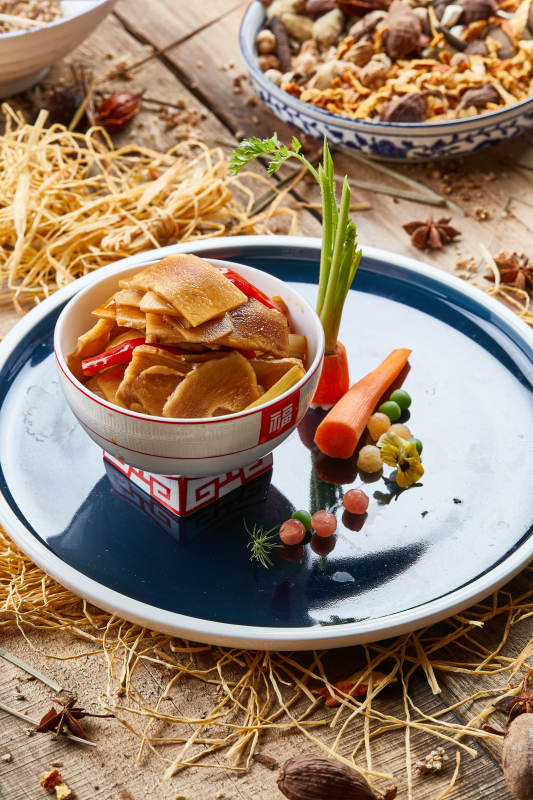 爽口香辣腌萝卜皮图片