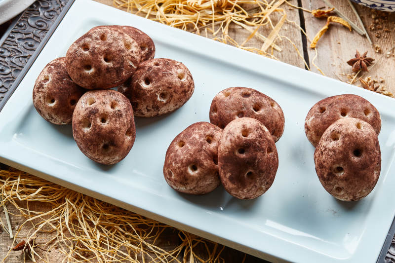 仿真杂粮香菇包图片