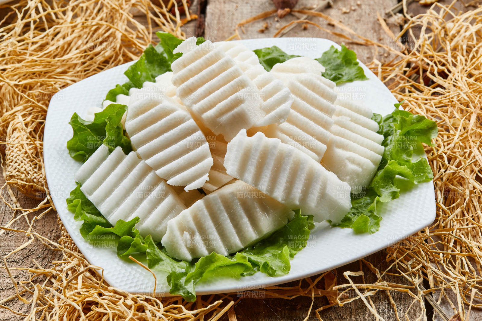 火锅食材涮品马牙长山药图片