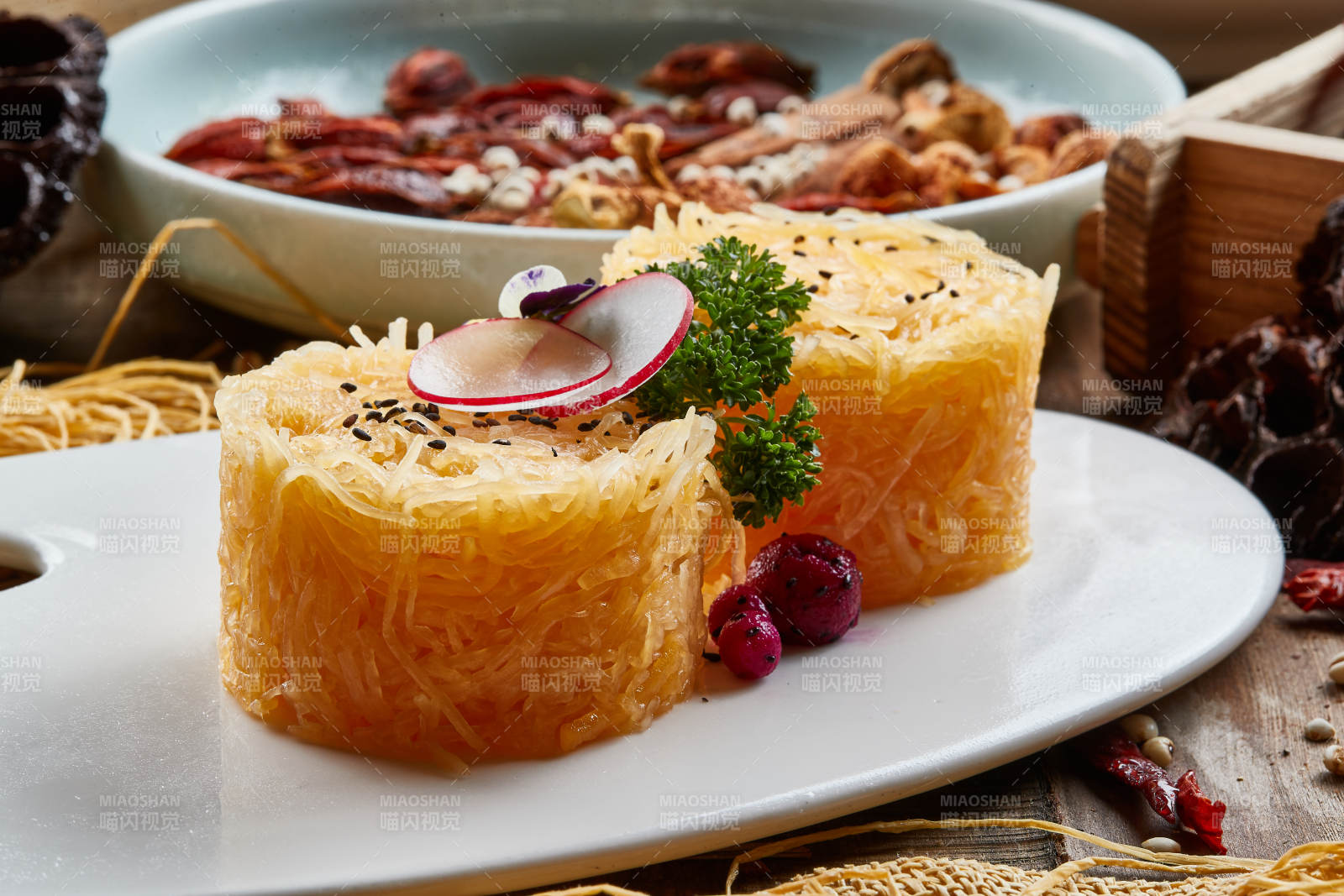 油炸美味瓜丝图片