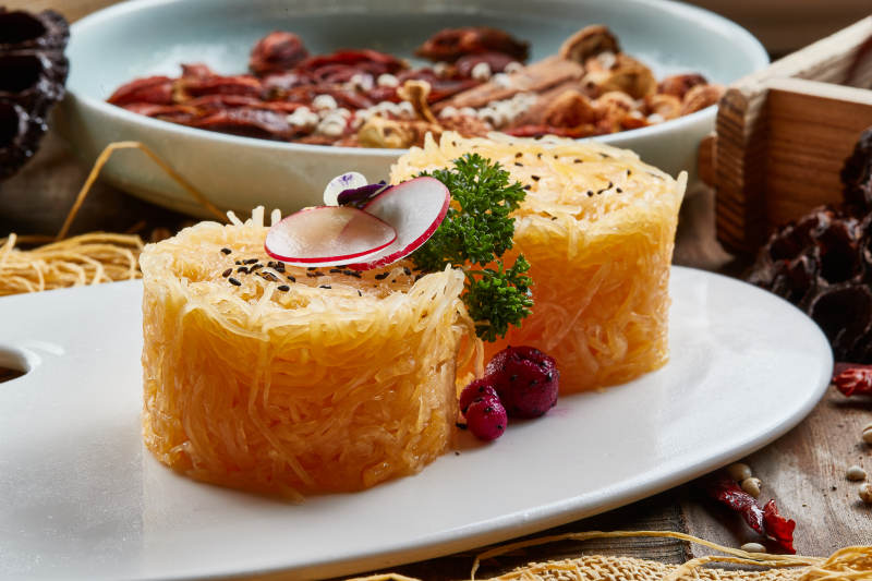 油炸美味瓜丝图片