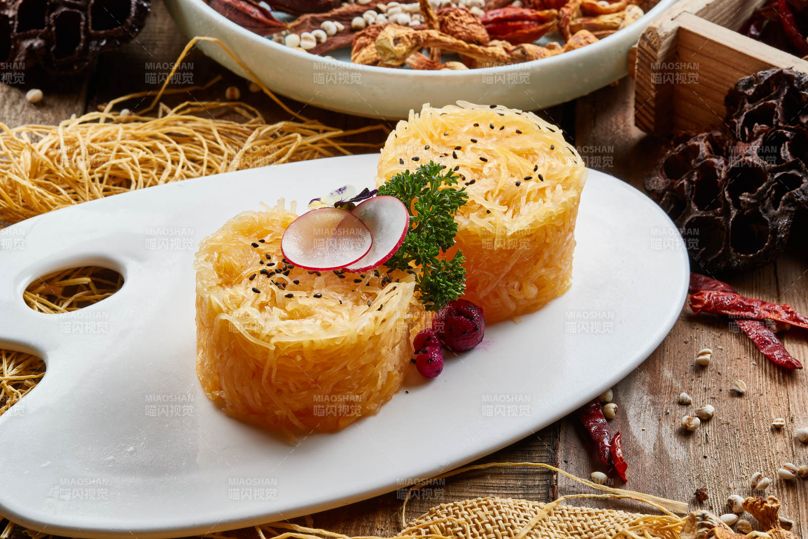 油炸美味瓜丝图片