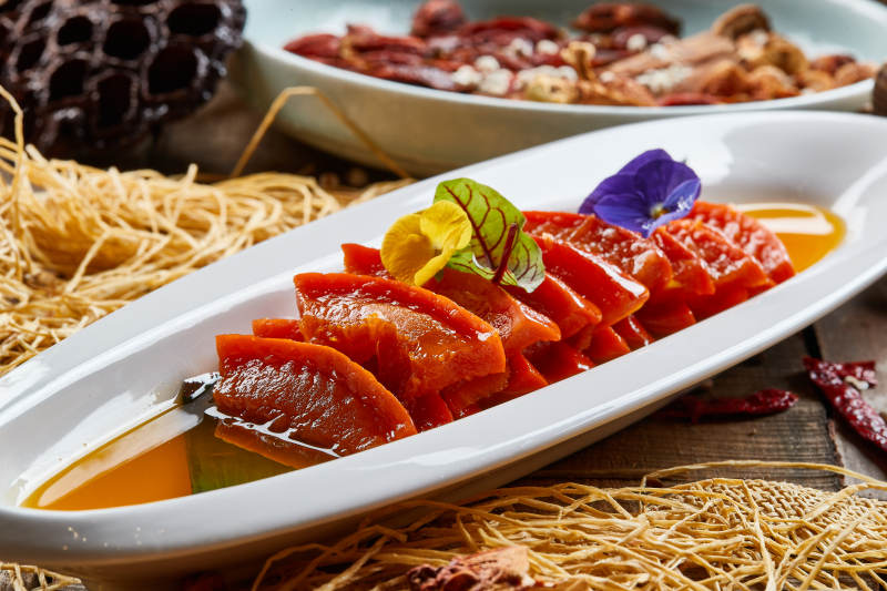 蜜汁南瓜仿肉条图片