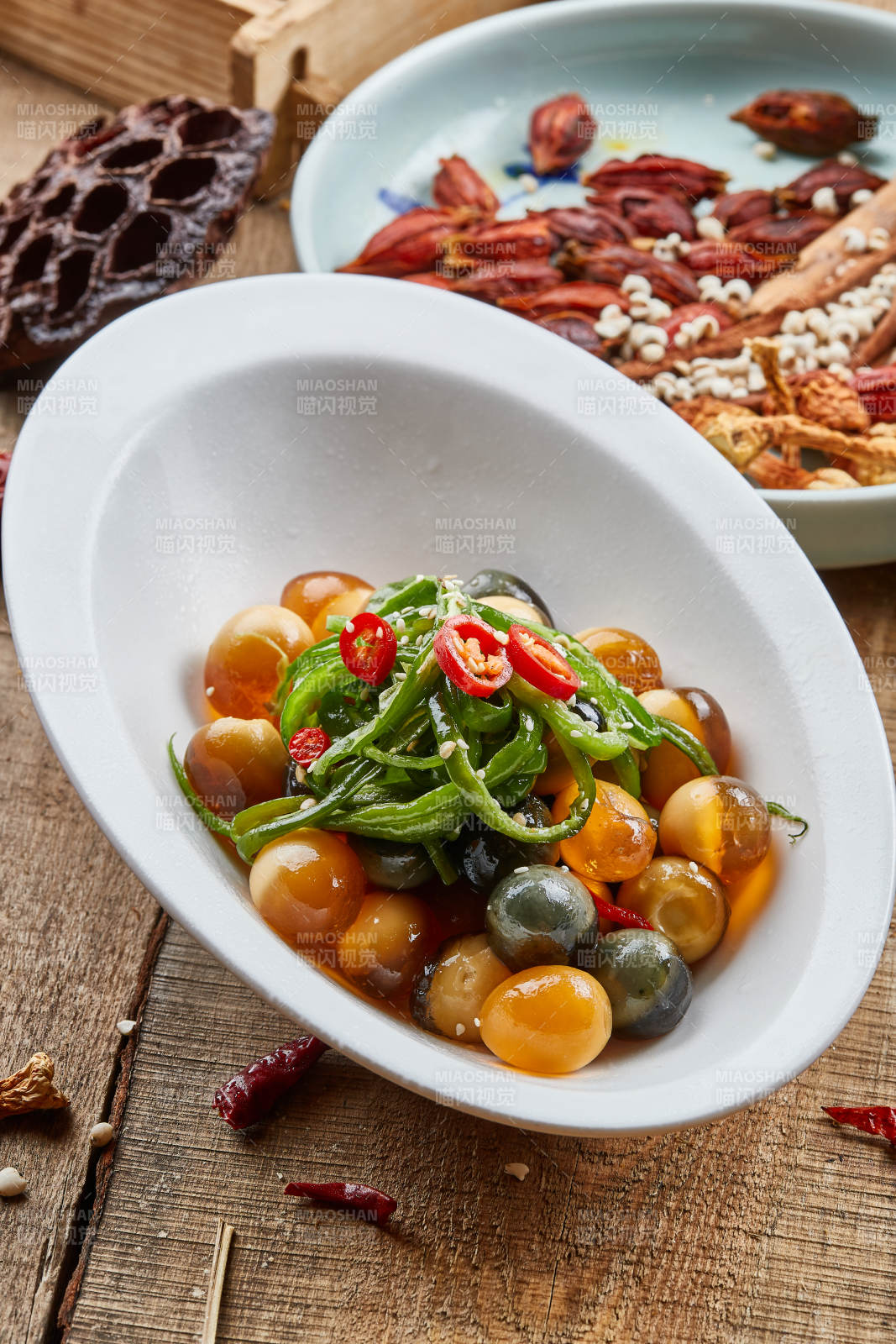 烧椒小皮蛋图片