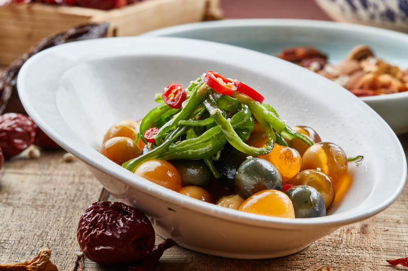 烧椒小皮蛋图片