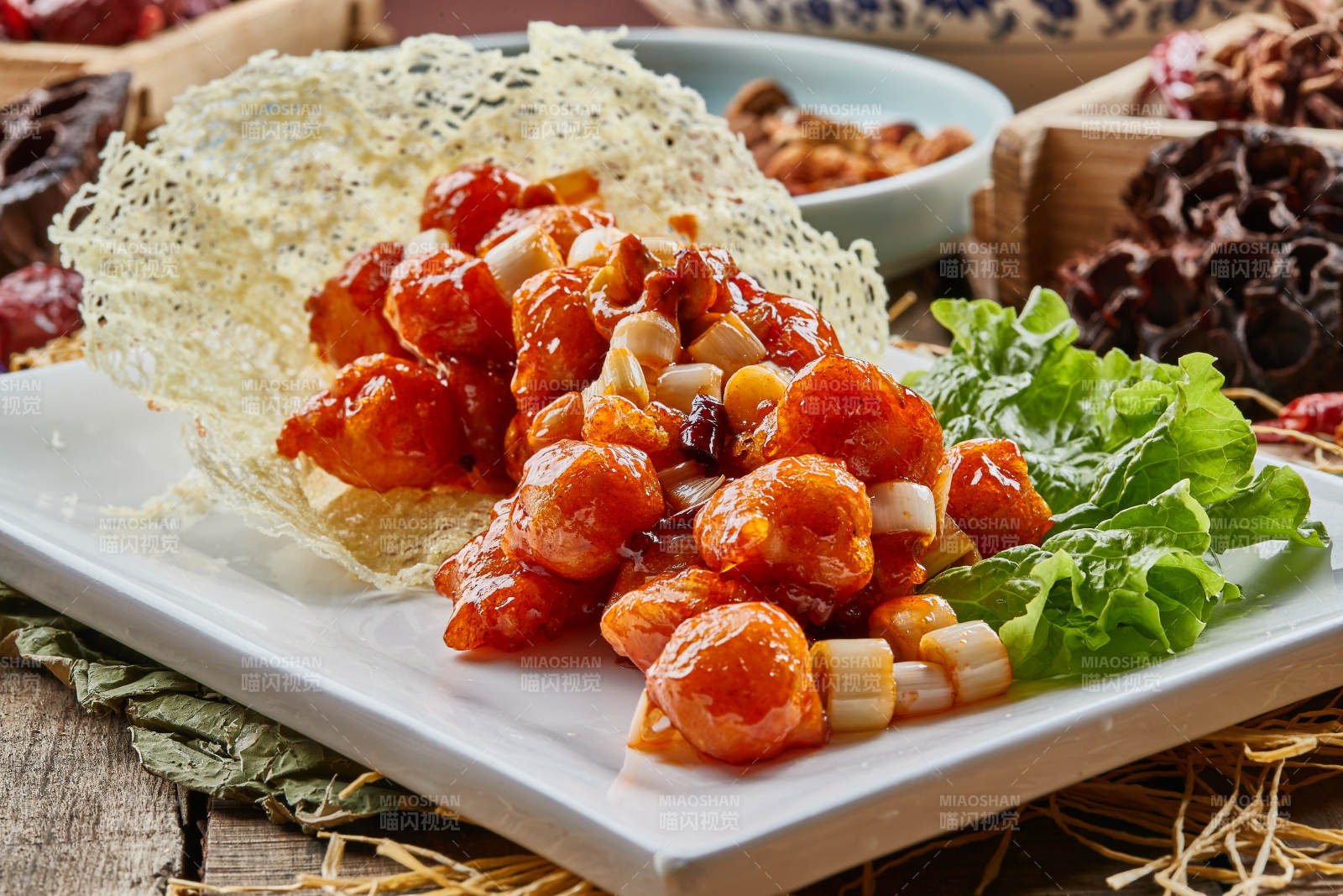 宫保墨鱼丸图片