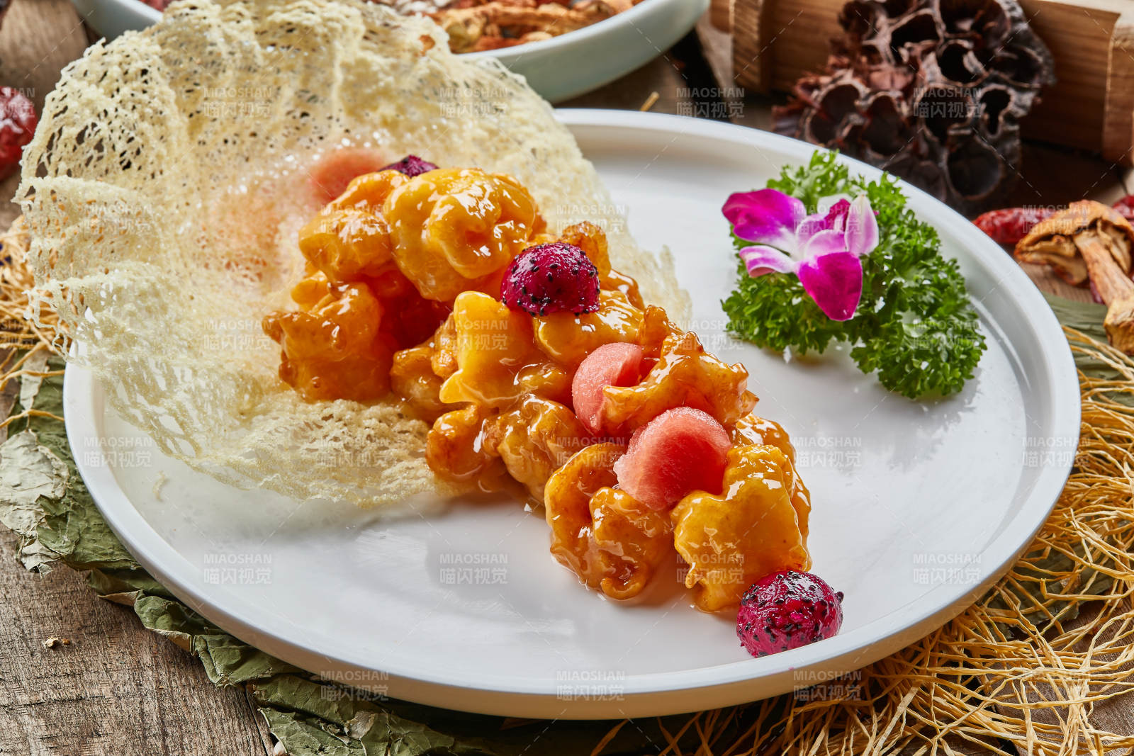 水果锅包肉图片