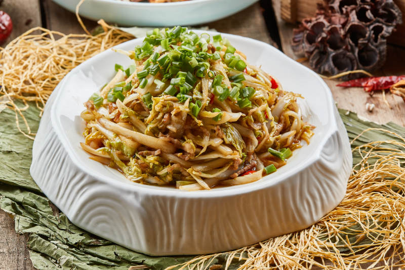 清炒葫芦条图片