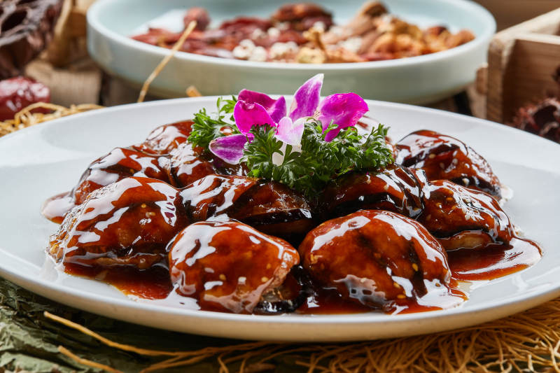 浇汁飘香茄盒图片