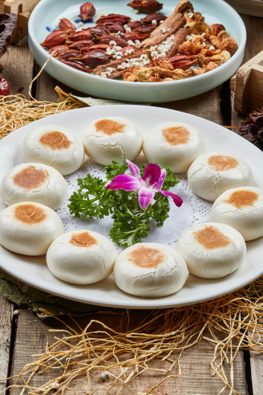 烘焙酱肉锅盔图片