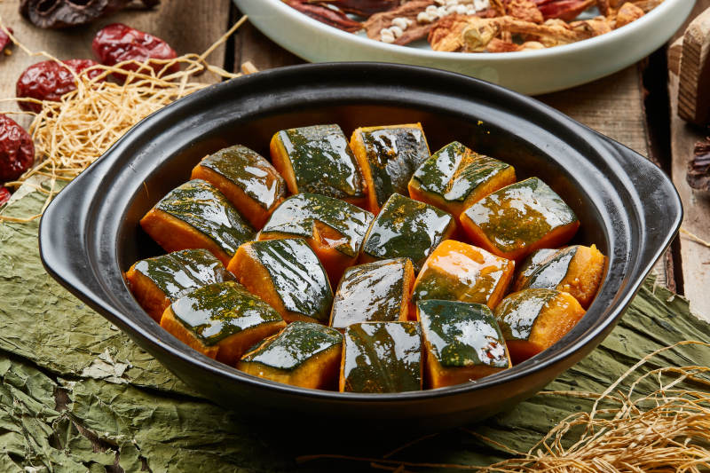 砂锅蜜汁金瓜图片