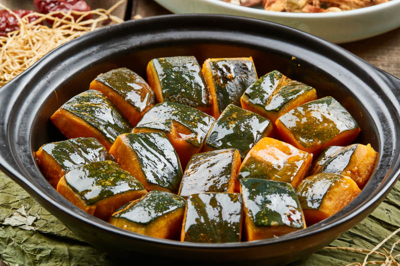 砂锅蜜汁金瓜图片