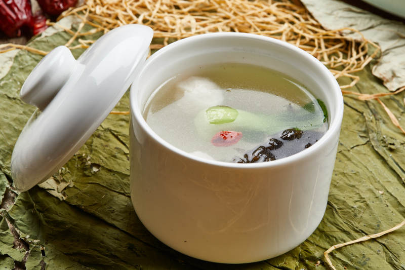 鲜鱼丸土鸡汤图片