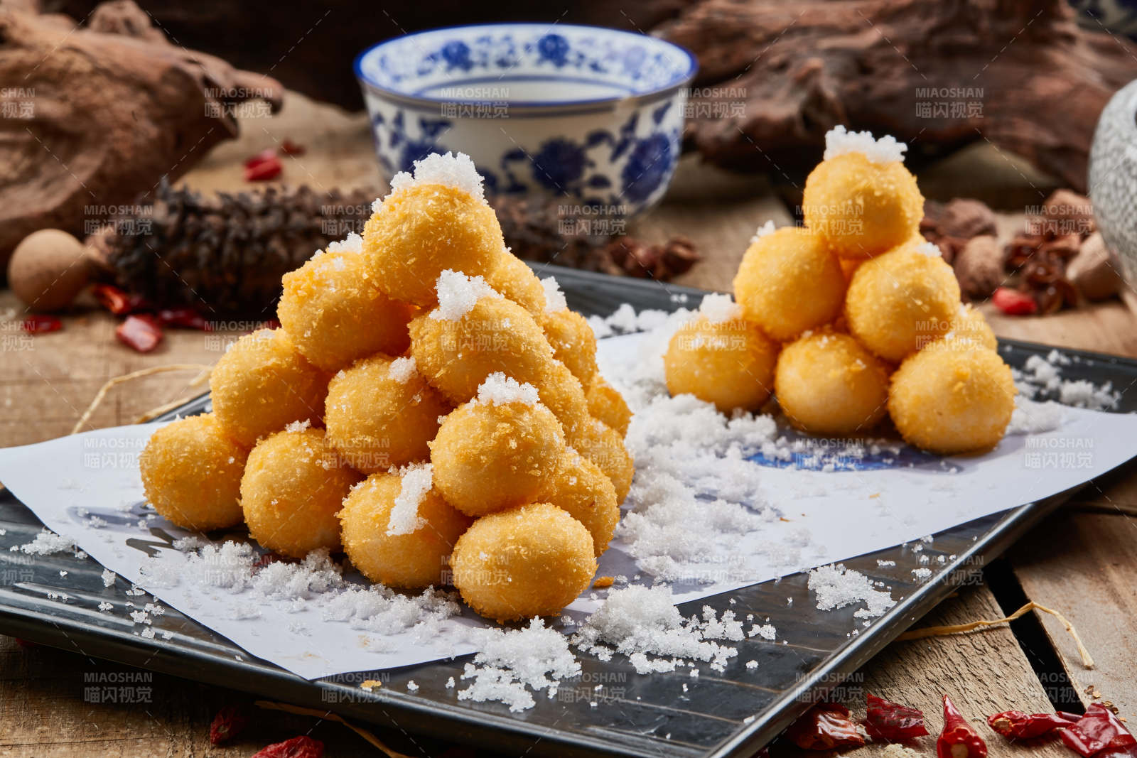 风味油炸汤圆图片