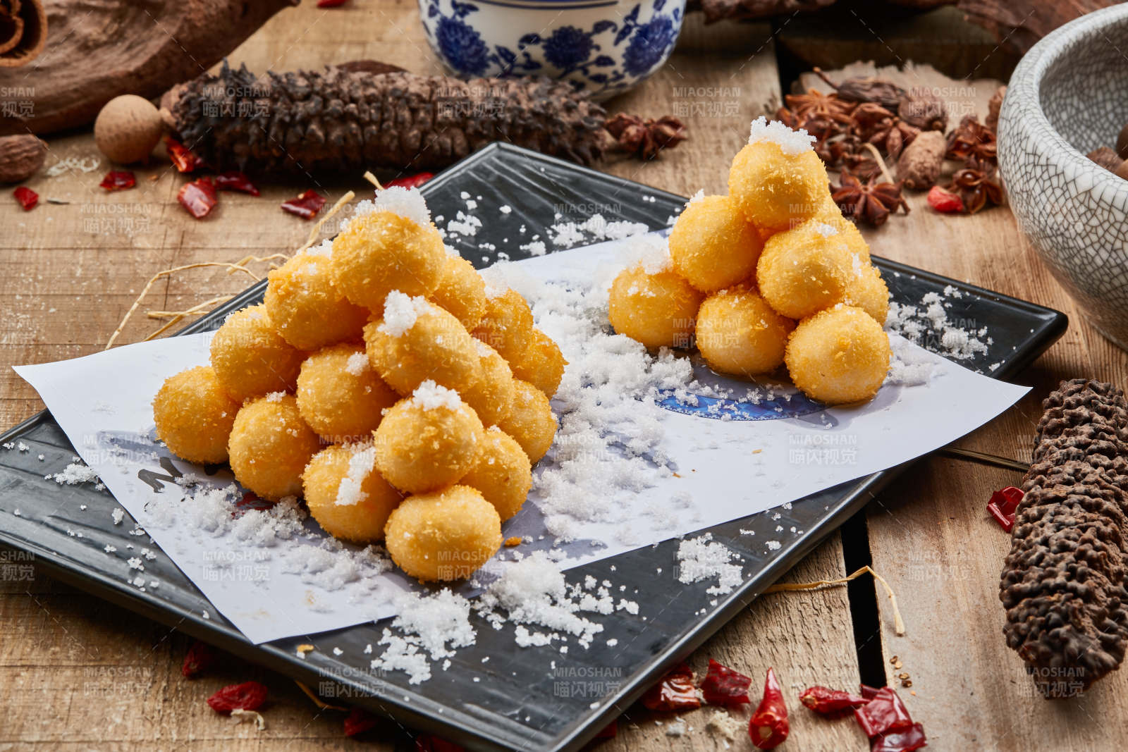 风味油炸汤圆图片
