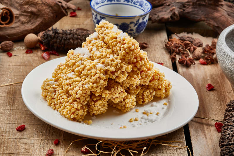 油炸麦片薯条图片