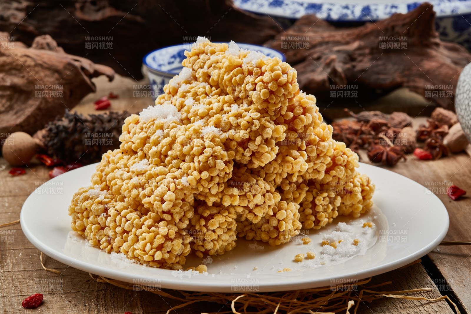 油炸麦片薯条图片