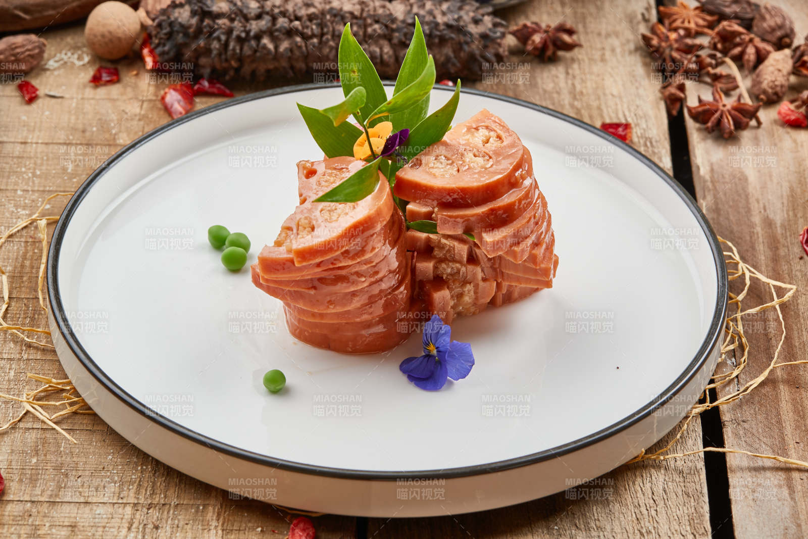 蜂蜜糯米藕图片