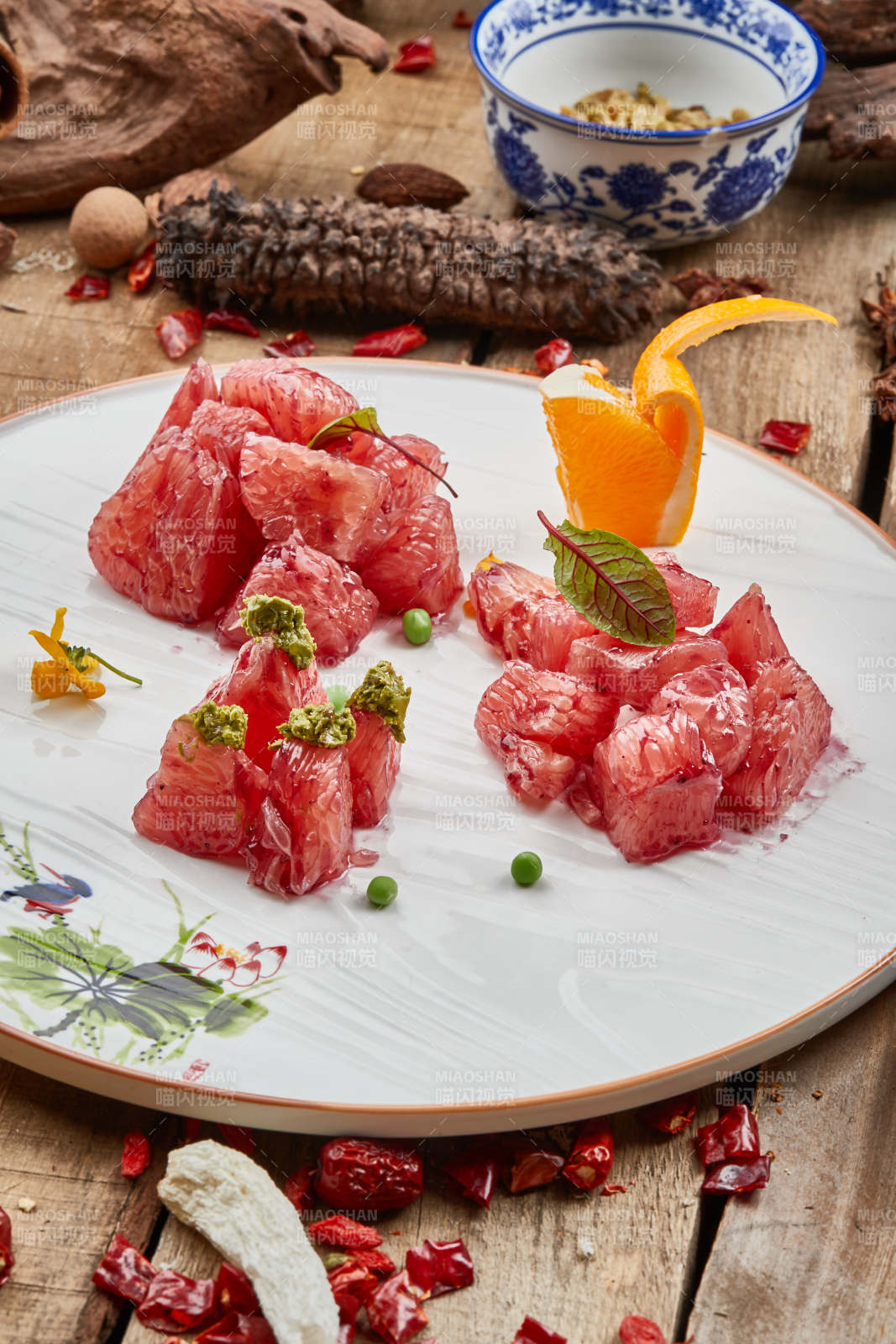 蜂蜜抹茶血柚图片