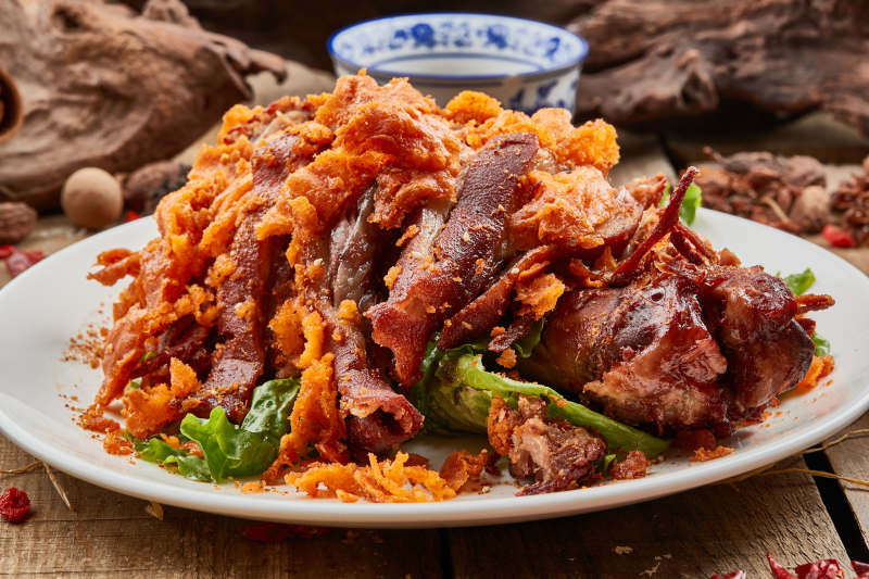 香炸大肘子图片