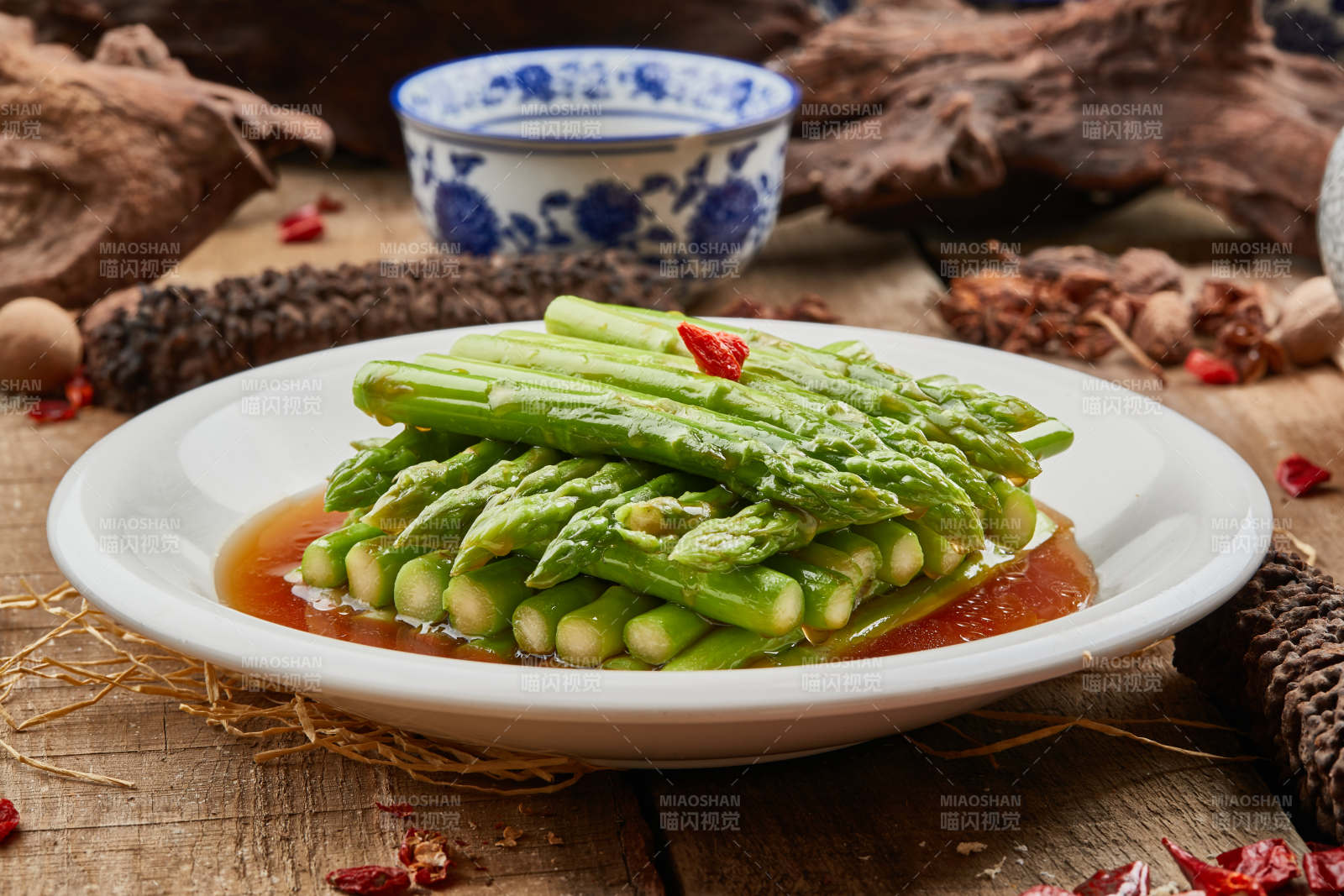 粤菜上汤芦笋图片