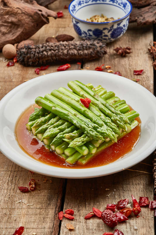 粤菜上汤芦笋图片