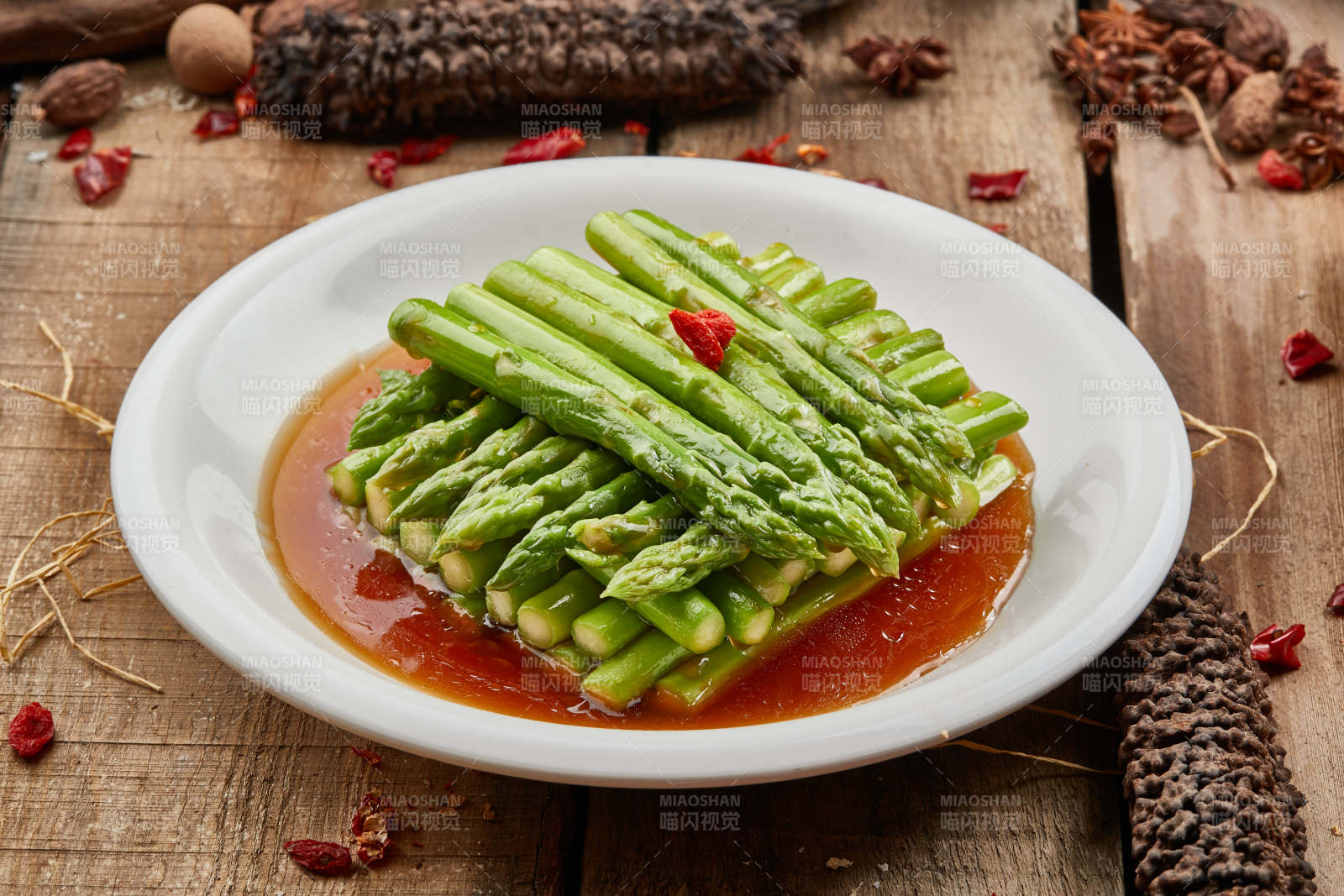 粤菜上汤芦笋图片