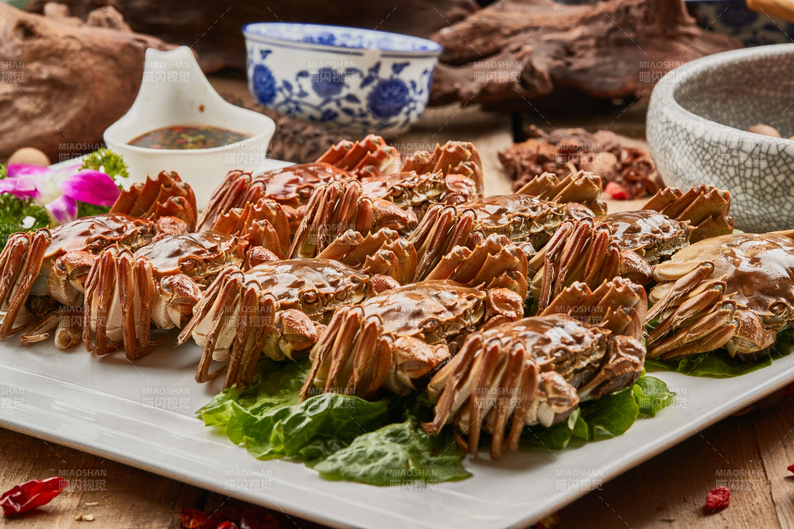 清蒸阳澄湖大闸蟹图片