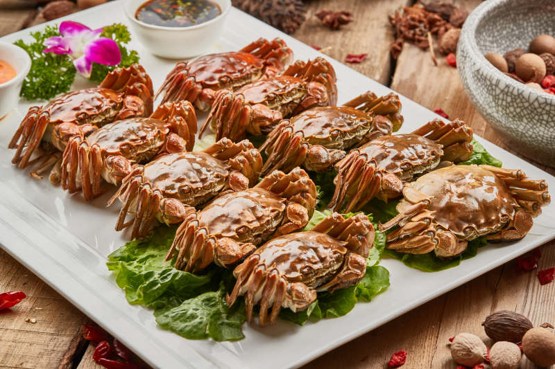 清蒸阳澄湖大闸蟹图片