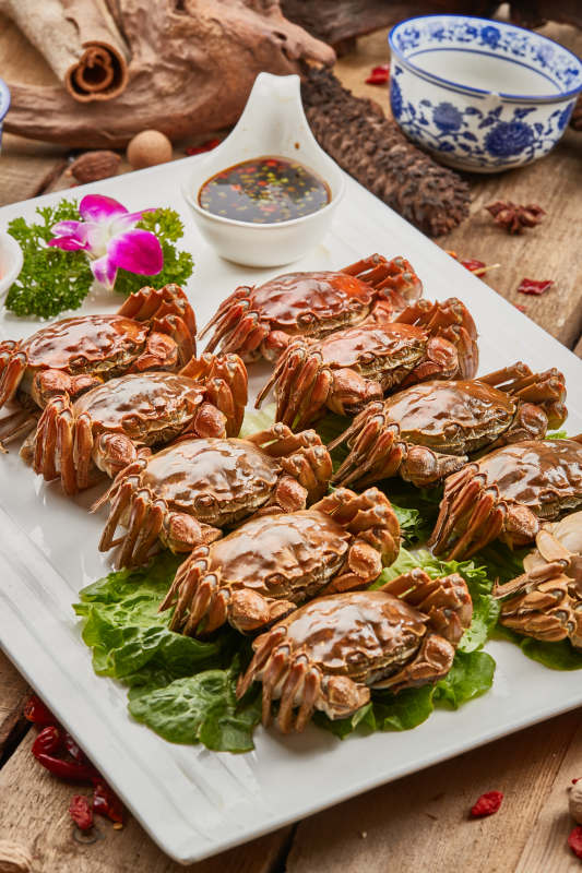 清蒸阳澄湖大闸蟹图片