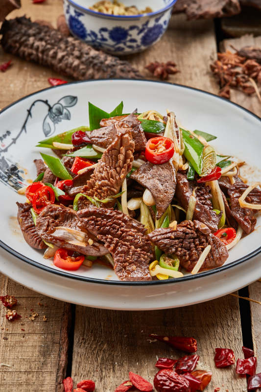 香辣火爆腰花图片