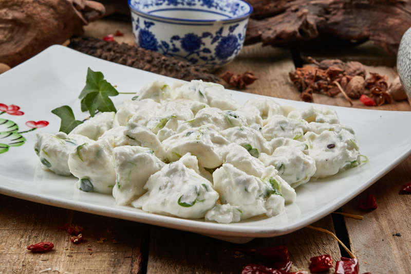 炒飞龙蛋白香椿图片