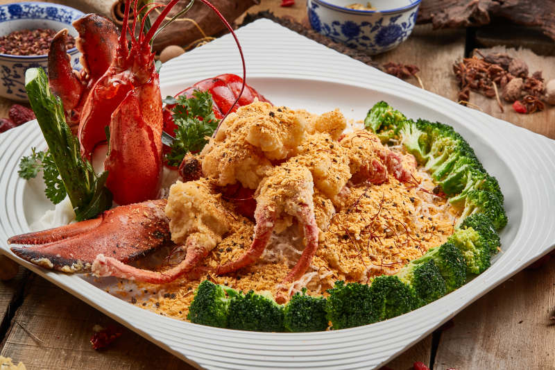 粤式澳洲龙虾避风塘龙虾图片