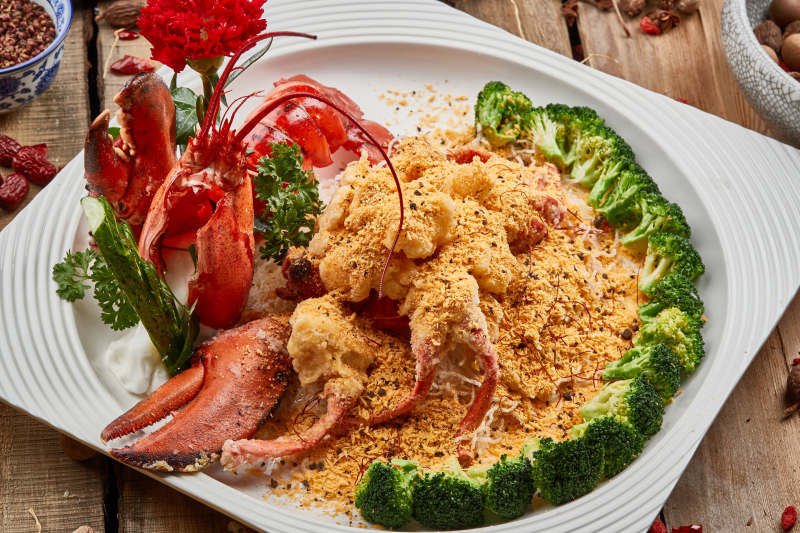 粤式澳洲龙虾避风塘龙虾图片