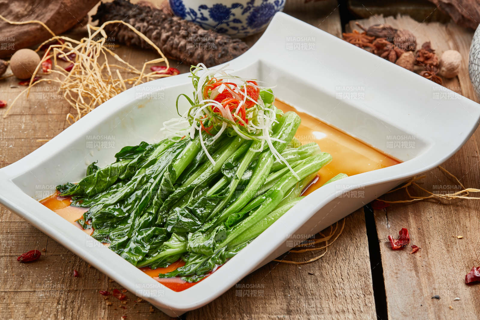 白灼蚝油芥蓝图片