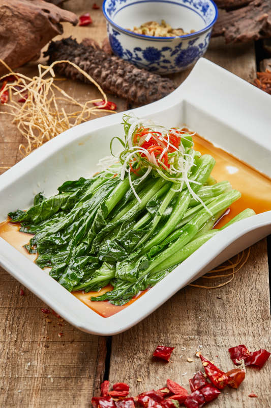 白灼蚝油芥蓝图片