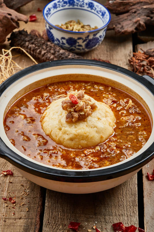 酸汤肉沫土豆泥图片