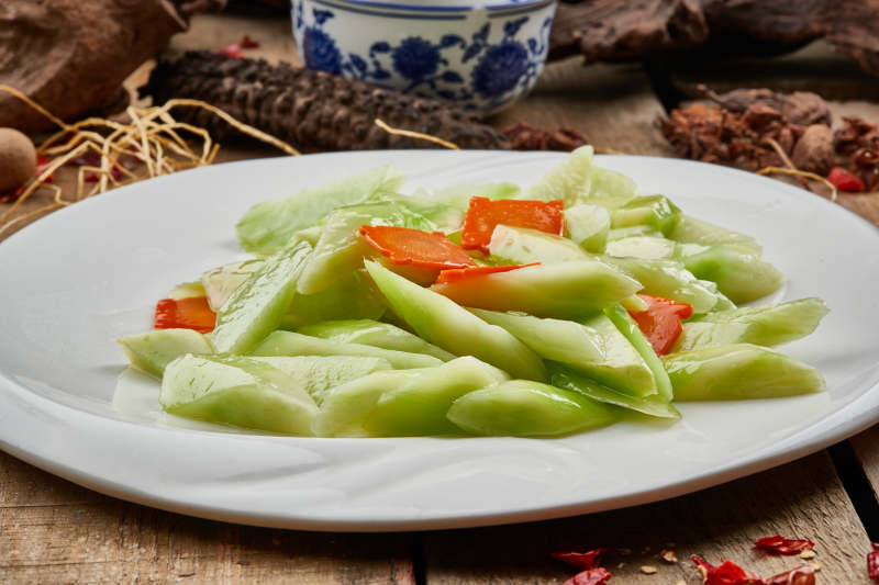 粤式清炒芦笋图片