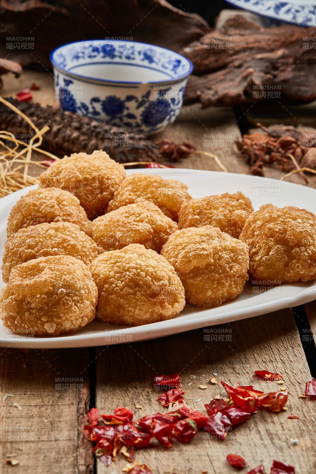 黄米豆馅油炸糕图片